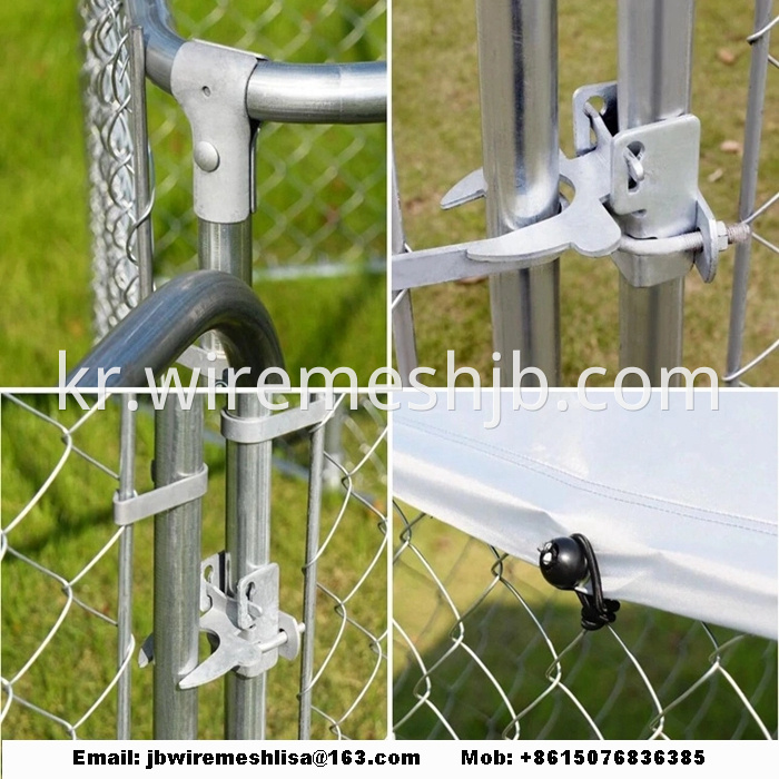 Galvanized Chain Link Dog Kennels